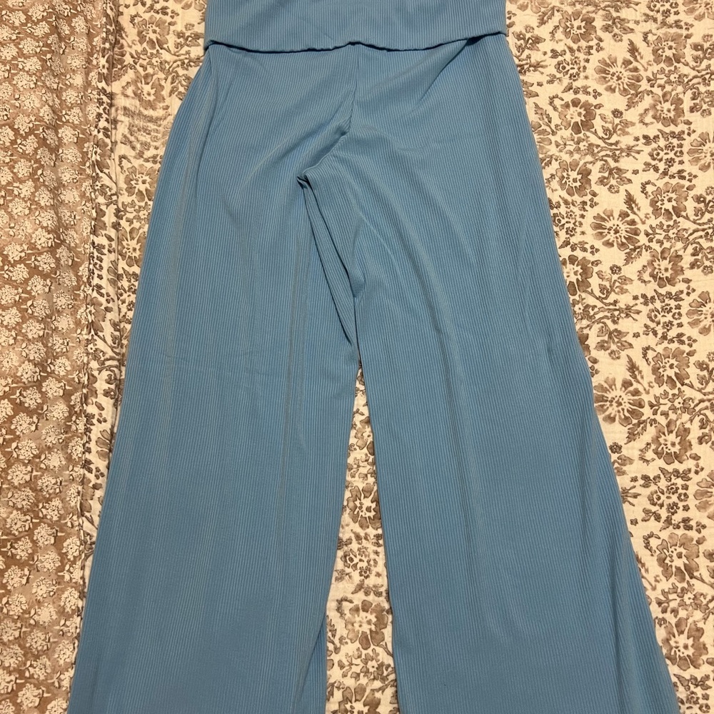 Aerie OFFLINE Ribbed Fold Over pants
